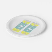 Assiettes En Carton Batteries (Angle)
