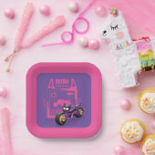 Assiettes En Carton Batwheel™ Bibi - Le cycle Batgirl (Fête)