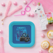 Assiettes En Carton Batwheel™ Buff - Le Camion Bat (Fête)