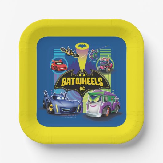 Assiettes En Carton Batwheel™ Vs Légion de Zoom (Recto)