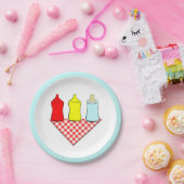 Assiettes En Carton BBQ baby shower (Fête)