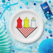 Assiettes En Carton BBQ baby shower (Fête)