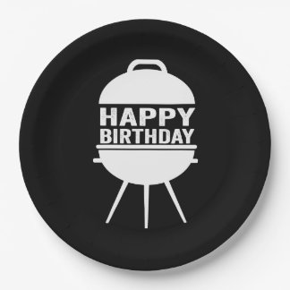 Assiettes En Carton BBQ Chillin et plats de Grillin