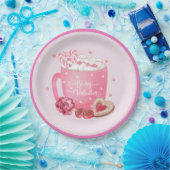 Assiettes En Carton Be My Valentine Cocoa, Cookies and Sweets (Fête)