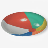 Assiettes En Carton Beach Ball (Angle)