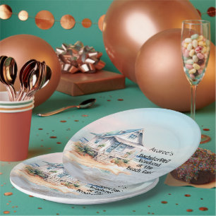 Assiettes En Carton Beach House Bachelorette Party