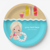 Assiettes En Carton beach party (Devant)