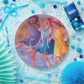 ASSIETTES EN CARTON BEACH TIME FILFRIENDS MONOGRAM PARTI (Fête)