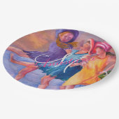 ASSIETTES EN CARTON BEACH TIME FILFRIENDS MONOGRAM PARTI (Angle)