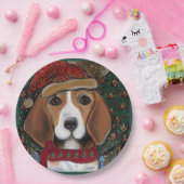 Assiettes En Carton Beagle (Fête)