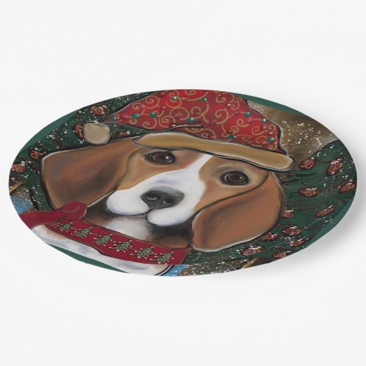 Assiettes En Carton Beagle (Angle)