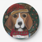 Assiettes En Carton Beagle (Devant)