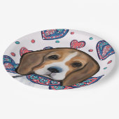 Assiettes En Carton Beagle (Angle)