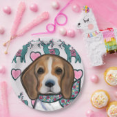 Assiettes En Carton Beagle (Fête)