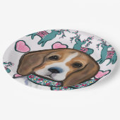 Assiettes En Carton Beagle (Angle)