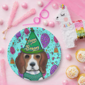 ASSIETTES EN CARTON BEAGLE (Fête)