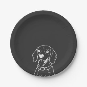 Assiettes En Carton Beagle adorable