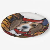 ASSIETTES EN CARTON BEAGLE CHEF (Angle)