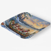 Assiettes En Carton Beagle Christmas Boat Holiday (Angulaire)