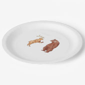 Assiettes En Carton Bear Hands Oh Deer Funny Sayings Pun Gift  (Angle)