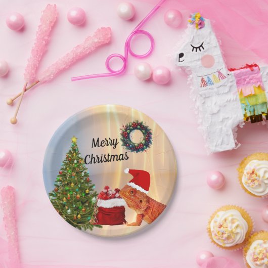 Assiettes En Carton Beardie-Claus (Fête)