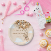 Assiettes En Carton Bearly Wait Balloons Genre Baby shower neutre (Fête)