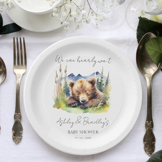 Assiettes En Carton Bearly wait ourson aventure en oursons attend le b