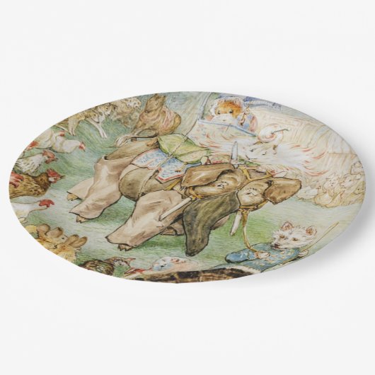 Assiettes En Carton Beatrix Potter La Caravane Fée (Angle)