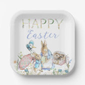 Assiettes En Carton Beatrix Potter Peter le lapin Plaque de papier de  (Recto)