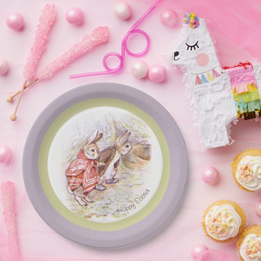 Assiettes En Carton Beatrix Potter Peter Rabbit Plaques de papier (Fête)