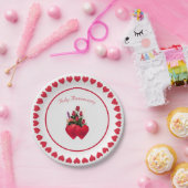 Assiettes En Carton Beau anniversaire de Ruby (Fête)