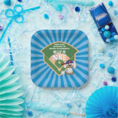 Assiettes En Carton Beau Baseball Amusant Chien Chien Chien Chien 1er  (Fête)