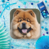 Assiettes En Carton Beau Chow Chow Chow (Fête)