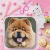 Assiettes En Carton Beau Chow Chow Chow (Fête)