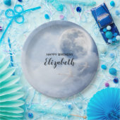 Assiettes En Carton Beau ciel bleu avec cygnes volants Anniversaire (Fête)