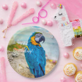 Assiettes En Carton Beau Parrot Macaw (Fête)