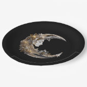 Assiettes En Carton Beau visage dans la lune (Angle)