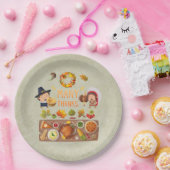 Assiettes En Carton Beaucoup Remercient Pèlerin Et Fête De L'Action De (Fête)