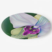 Assiettes En Carton Beauté des orchidées (Angle)