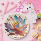 Assiettes En Carton "Beauté Éthérée" (Fête)