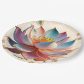 Assiettes En Carton "Beauté Éthérée" (Angle)