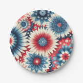 Assiettes En Carton Beautés américaines (Devant)