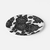 Assiettes En Carton Beautiful seamless black and white monochrome (Angle)