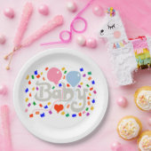 Assiettes En Carton Bébé (Fête)