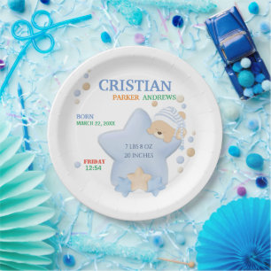 Assiettes En Carton Bébé Bébé Bébé Bébé Stats de naissance Pap