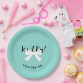 Assiettes En Carton BÉBÉ C'Est Un Garçon ! Douche bleue (Fête)