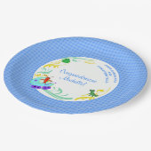 Assiettes En Carton Bébé de Cajun (Angle)