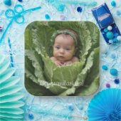 Assiettes En Carton Bébé de patchs de chou (Fête)