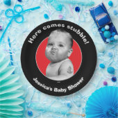 Assiettes En Carton Bébé dur de Beared (Fête)