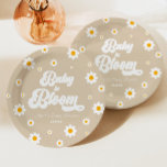 Assiettes En Carton Bébé En Fleur Tan Daisy Fleur Baby shower Floral<br><div class="desc">C'est un bébé en fleur Tan Retro Fleur Fleur Fleur Baby shower Plaques en papier.</div>